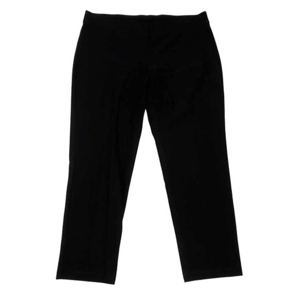 Eileen Fisher Straight Leg Pull On Pants PL Quiet Luxury Capsule Minimalist
